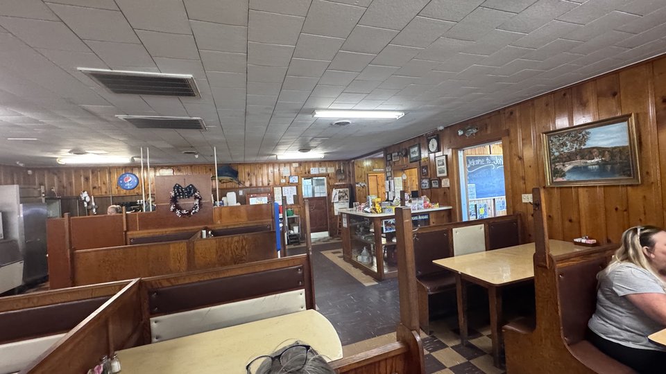 Jones Fish Camp storefront in Maiden.